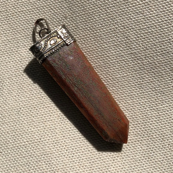 VTG Stone Amulet Pendant - Picture 2 of 3